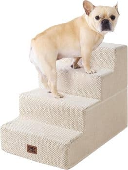  EHEYCIGA Dog Stairs for Bed 18" H