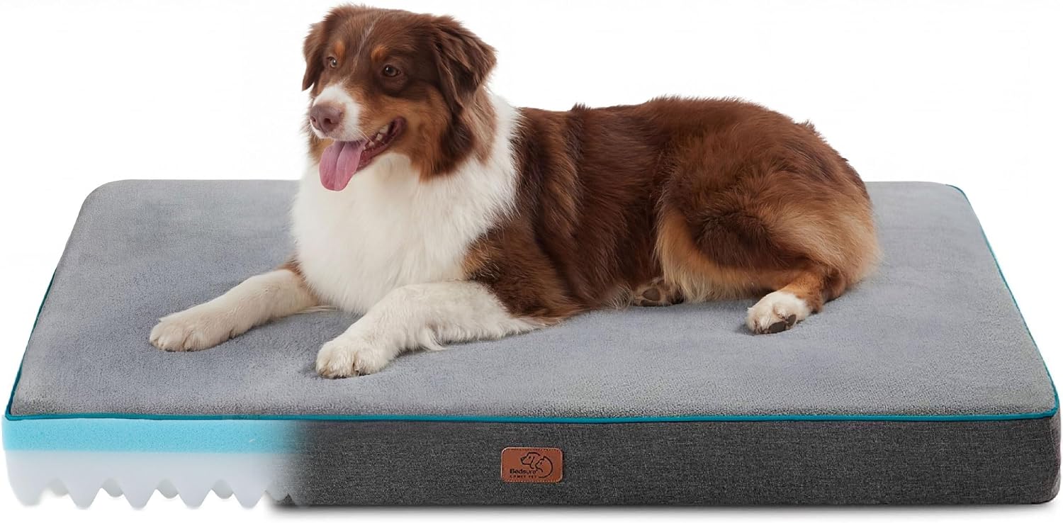 Bedsure Memory Foam Dog Beds Large Sized Dog