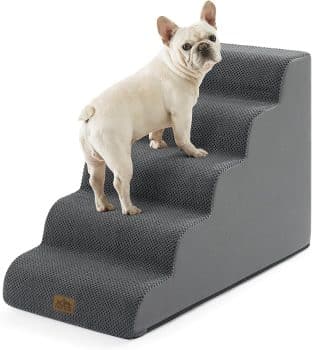 COZY KISS Wide Dog Stair for Small Dog