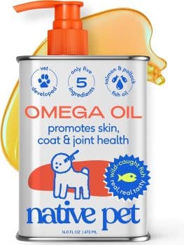 Native Pet Omega 3 Fish Oil for Dogs & Cats 