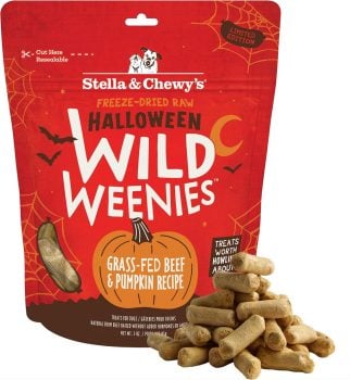 Stella & Chewy's Halloween Wild Weenies Beef and Pumpkin Dog Treat