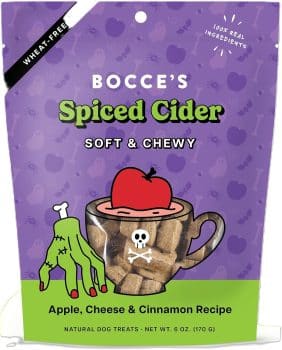 Bocce's Bakery Spiced Cider Flavor Soft & Chewy Halloween Dog Treats