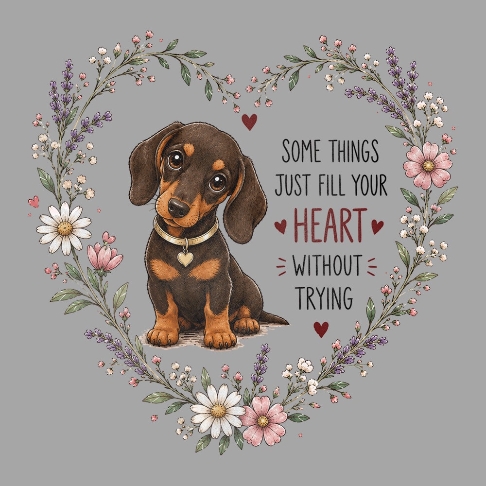 Some Things Just Fill Your Heart Without Trying Hoodie Heather Grey - Image 2