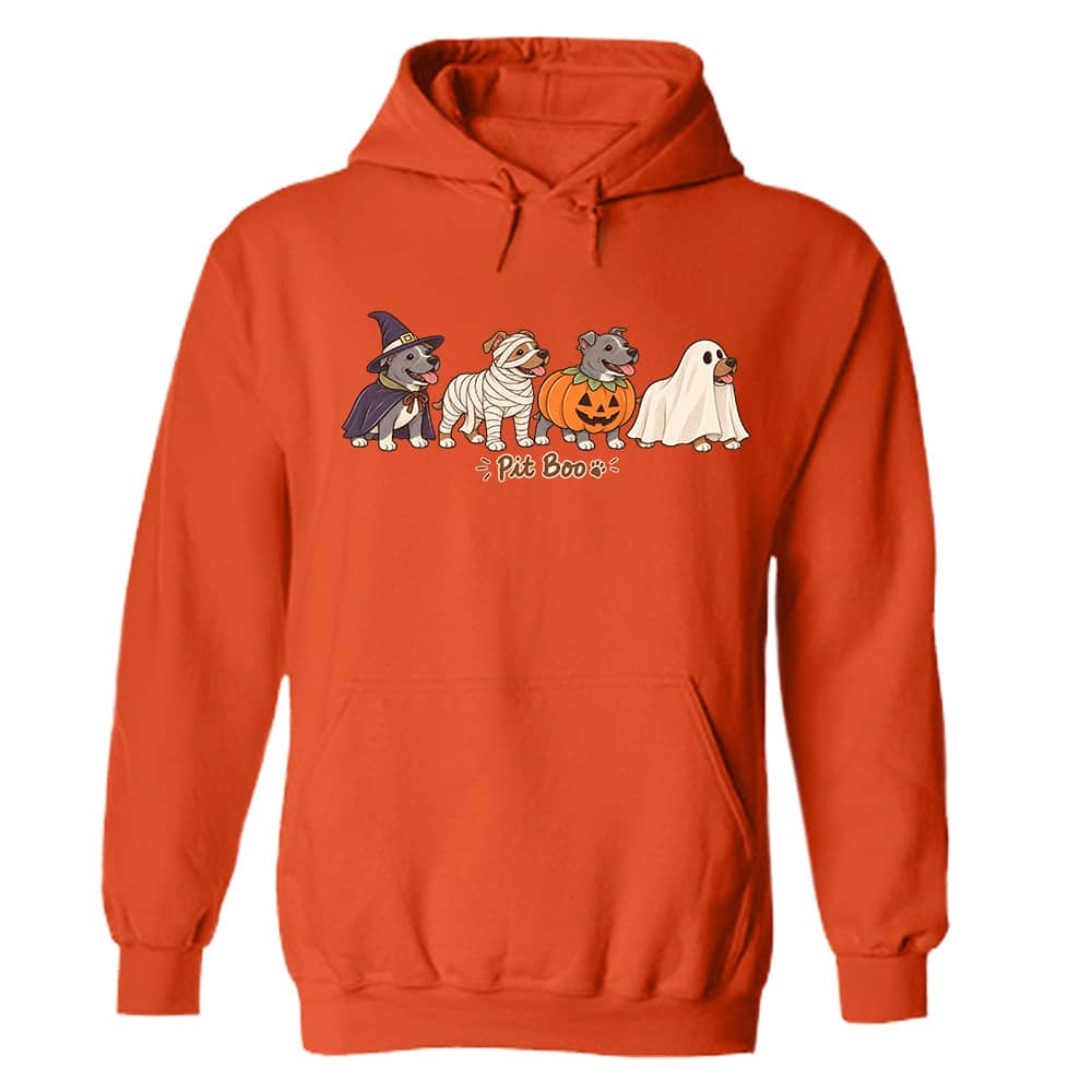 Pit Boo Hoodie Orange