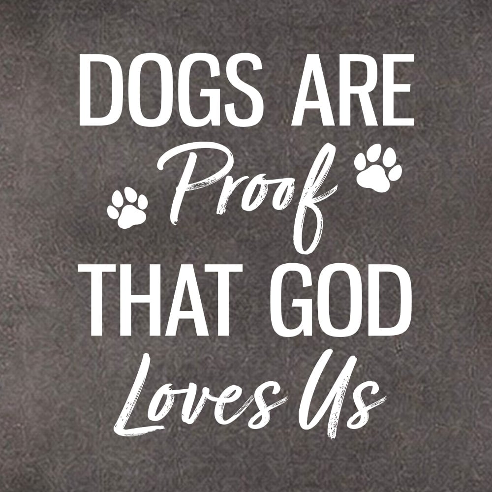Comfort Colors Dogs Are Proof That God Loves Us Premium Hoodie Pepper - Image 2