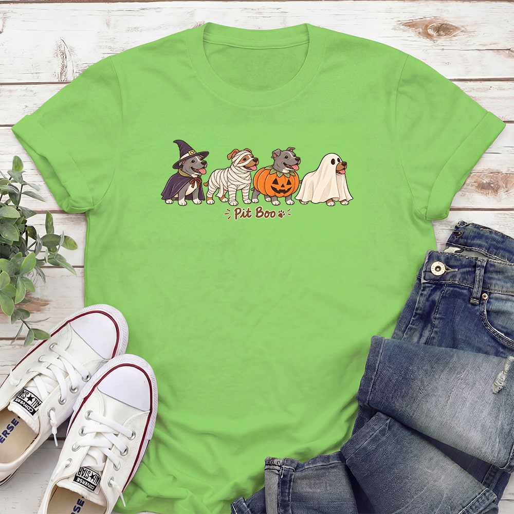 Pit Boo Standard Tee Lime Green