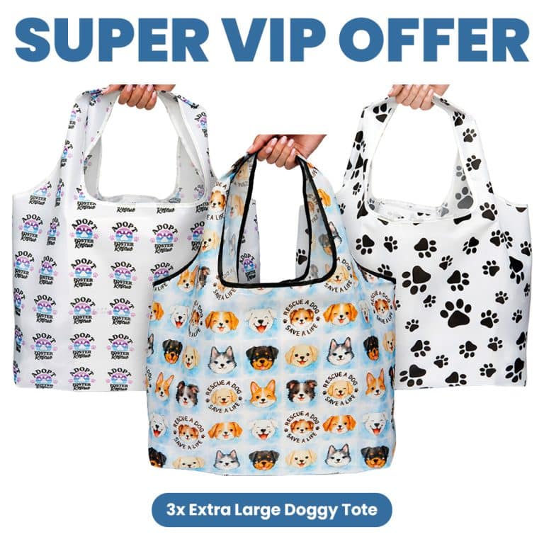 VIP-Only Paws & Rescue Foldable Tote Set – 3 Pack