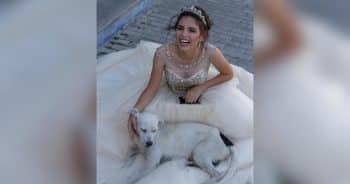 Stray Dog Crashes a Cuban Quinceañera Shoot and Steals the Show