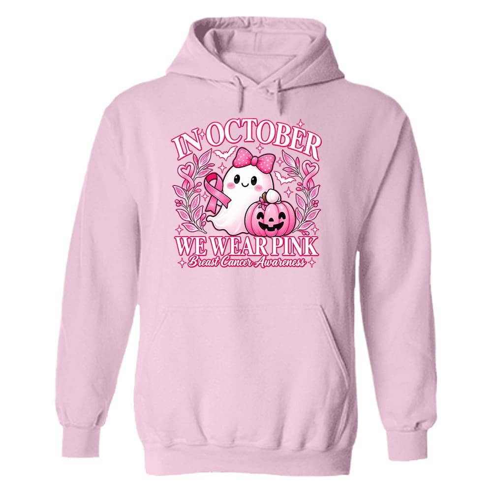 We Wear Pink Hoodie Light Pink