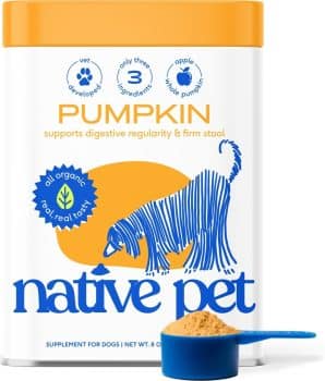 Native Pet Pumpkin Fiber Powder Organic
