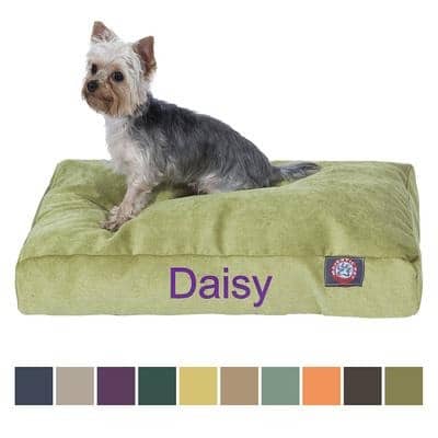 Majestic Pet Shredded Memory Foam Villa Personalized Pillow Cat & Dog Bed