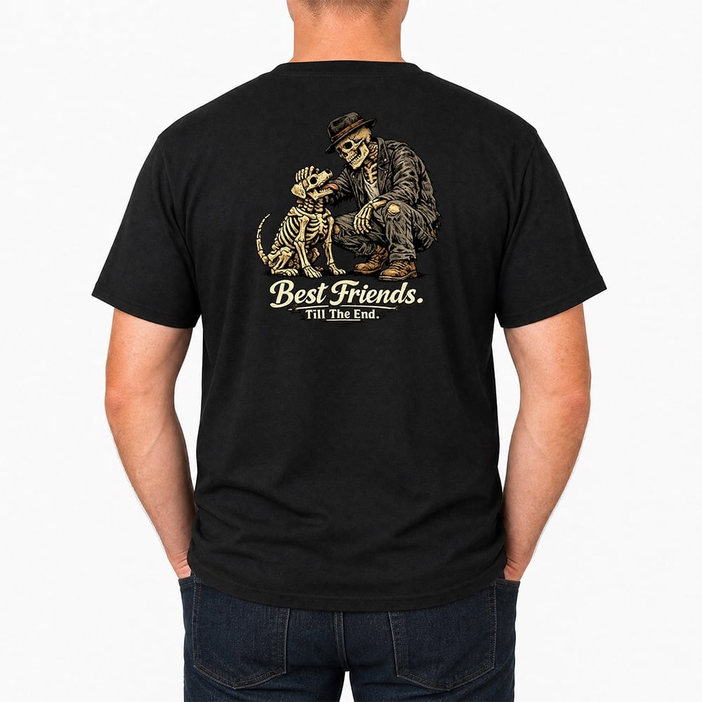Best Friends Until The End Standard Tee Black
