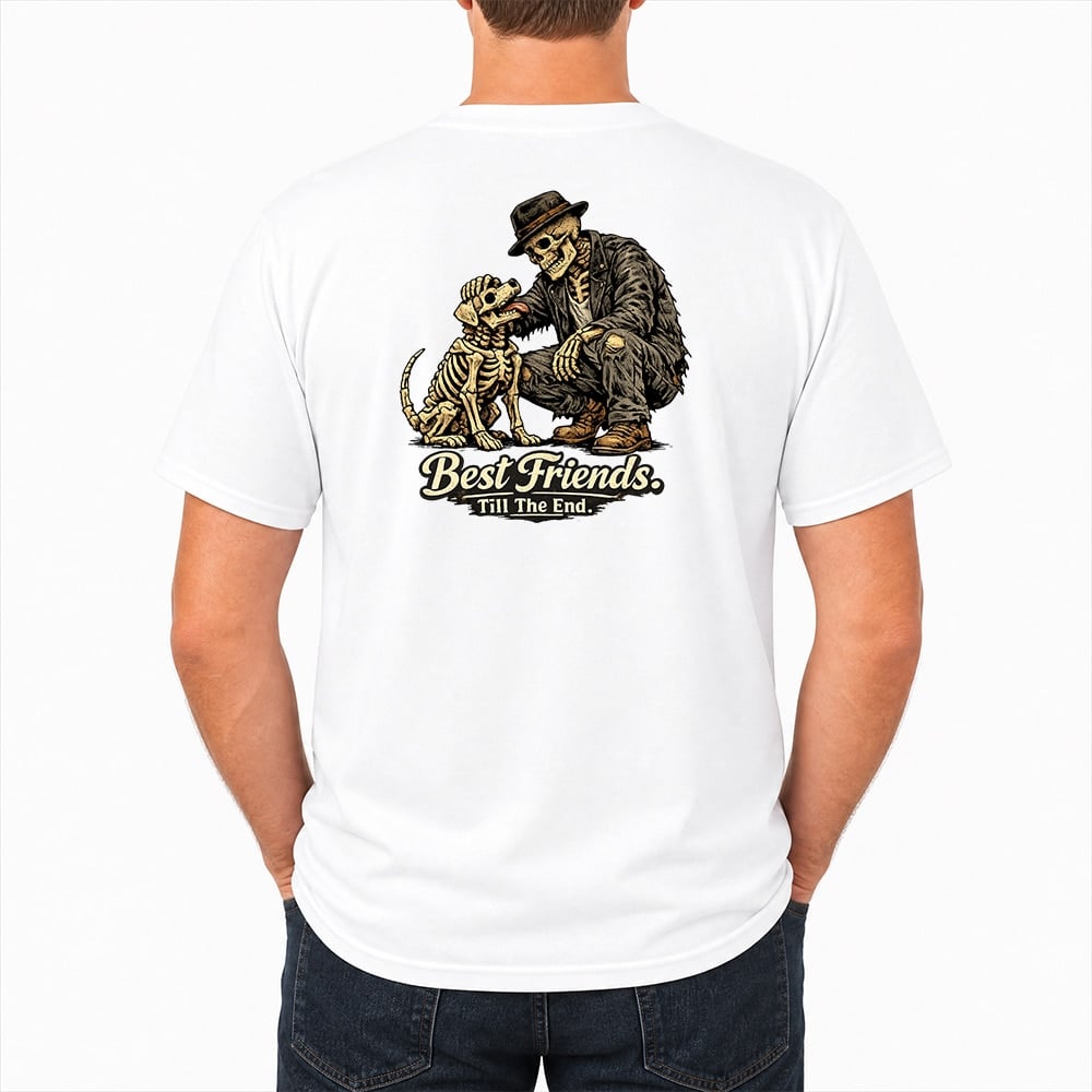 Best Friends Until The End Standard Tee White