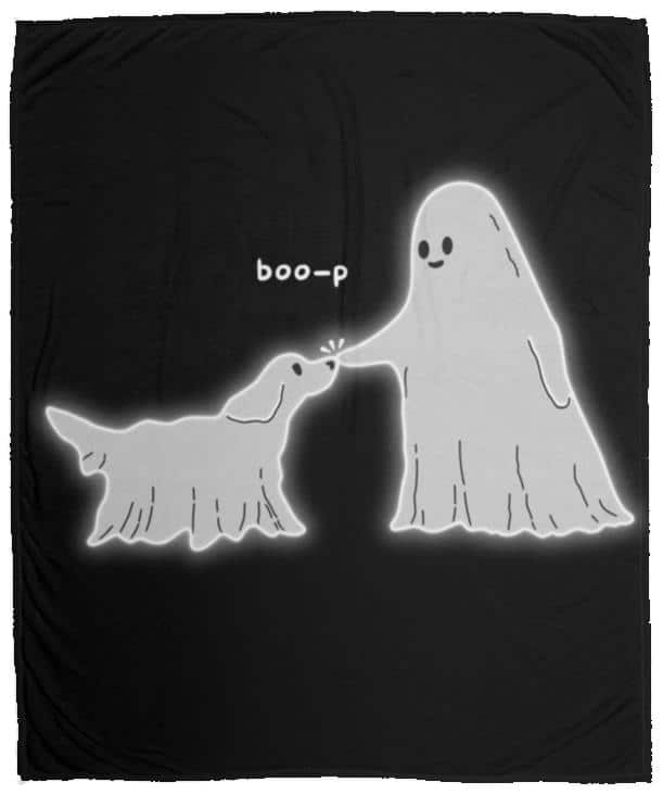 Ghost Boo-p Cozy Plush Fleece Blanket - 50"x60"