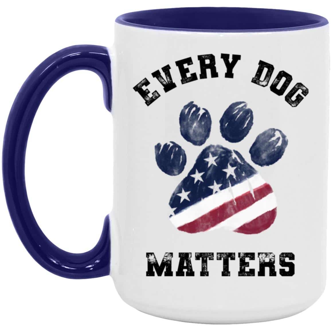 Every Dog Matters USA 15oz Accent Mug