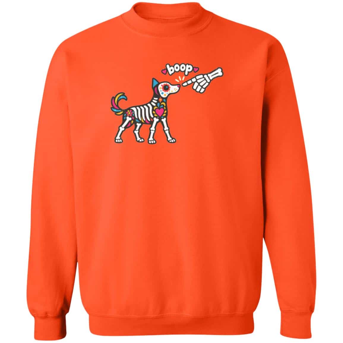 Sugarskull Boop Sweatshirt Orange