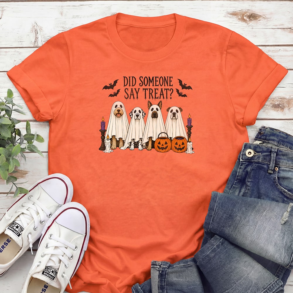 Did Someone Say Treat? Standard Tee Orange