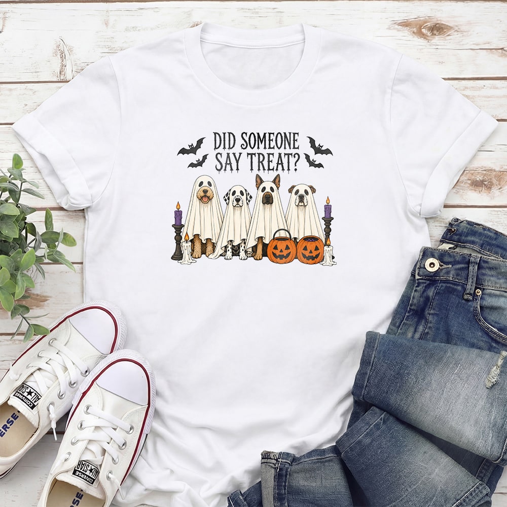Did Someone Say Treat? Standard Tee White