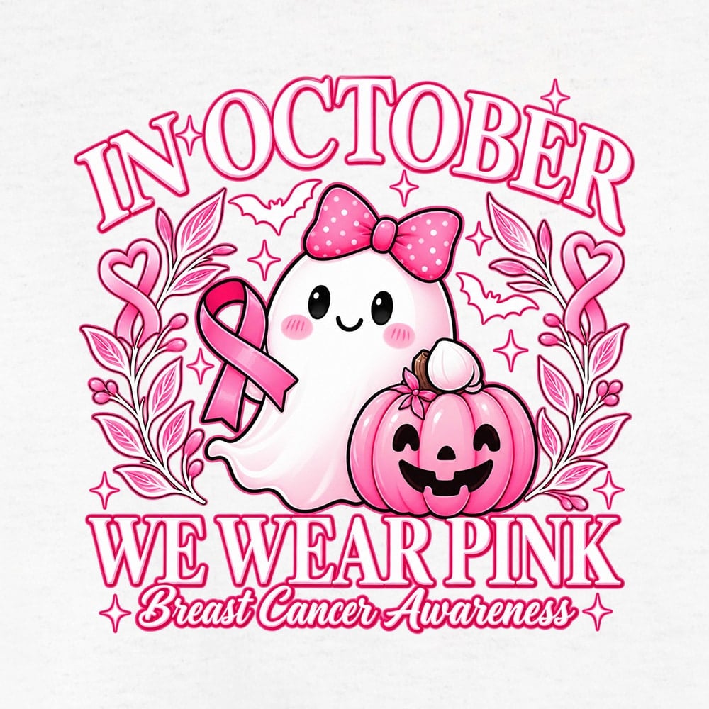 We Wear Pink Standard Tee White - Image 2