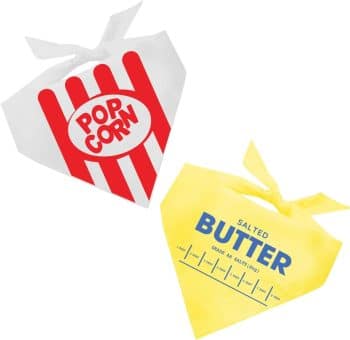 Movie Snack Costume 2-Pack Dog Bandana