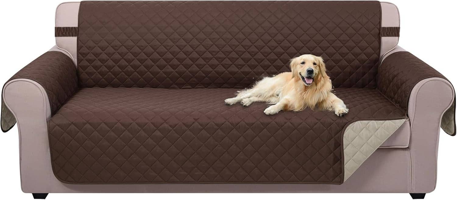 U-NICE HOME Reversible Sofa Cover Couch Cover for Dogs