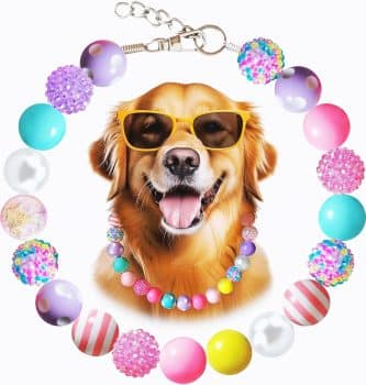 Bubblegum Dog Collar Necklace