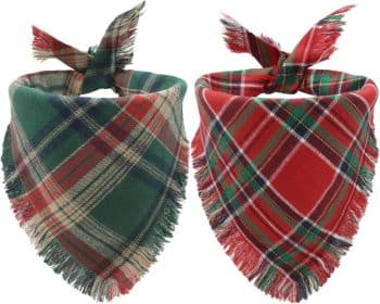 Christmas Dog Bandanas 2PCS-Large