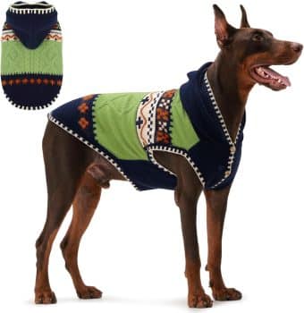 XXXL Large Dog Sweater with Hood