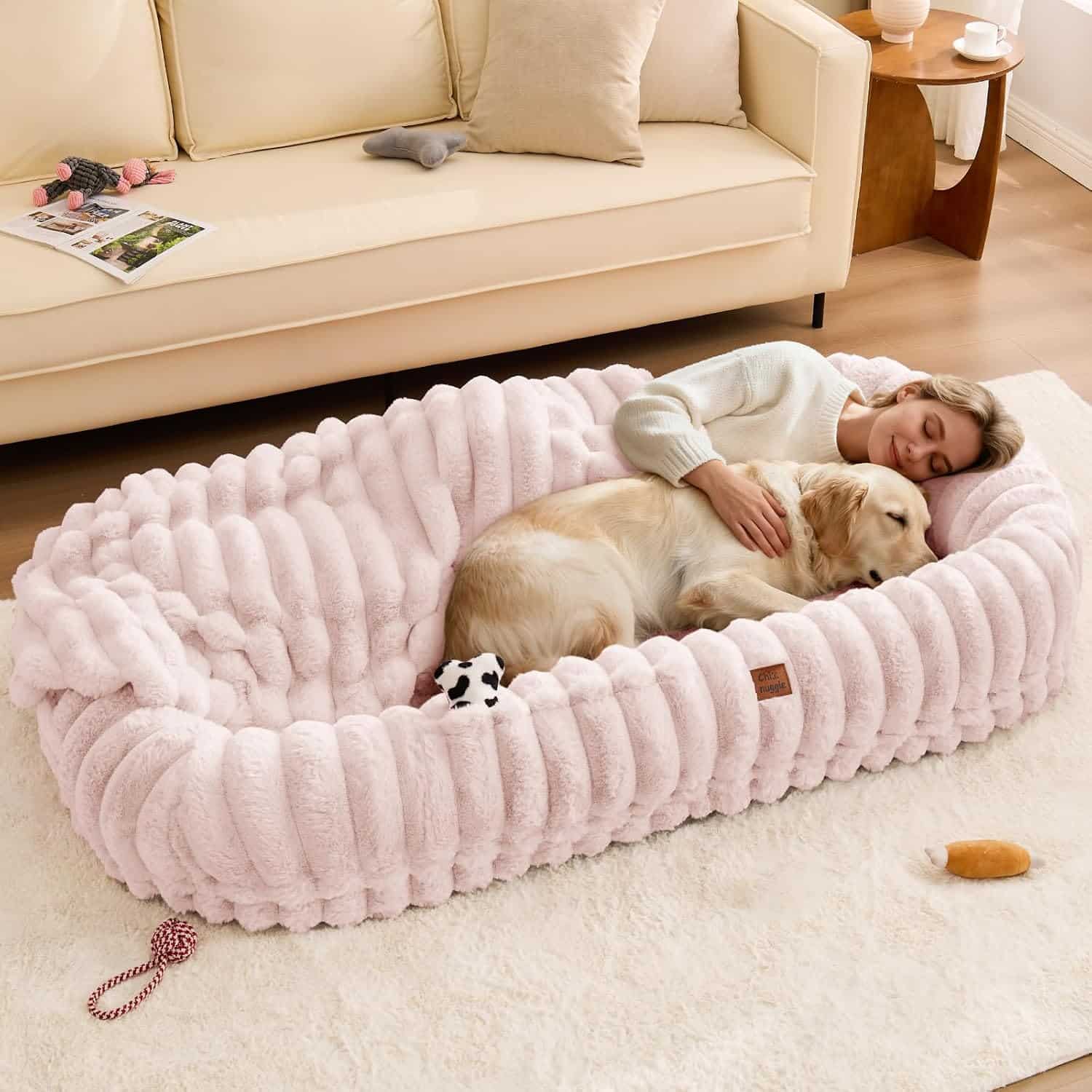 ChiXnuggle Orthopedic Human Dog Bed