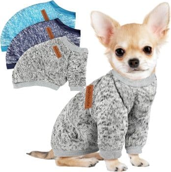 BAOBICUTE 3 Pack Dog Sweaters