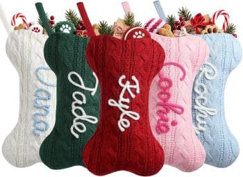  Personalized Dog Christmas Stockings