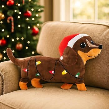 Tian Zhun Christmas Pillows Dachshund Pillows 