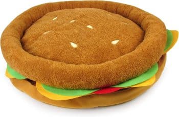  TONBO Soft Plush Small Cute and Cozy Food Dog Cat Bed