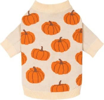 Fitwarm Pumpkin Dog Sweater