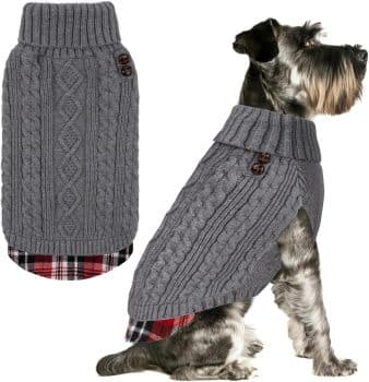 KYEESE Dog Sweater for Small Dogs Turtleneck