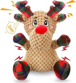  Newget Christmas Squeaky Dog Toys,