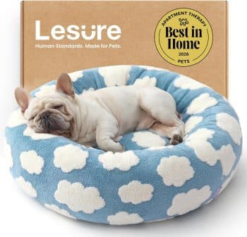  LE SURE Shown on TV Jacquard Donut Dog Beds