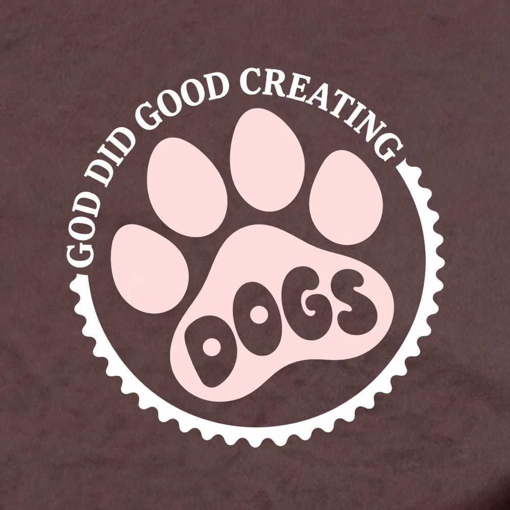God Did Good Creating Dogs Standard Tee Brown - Image 2