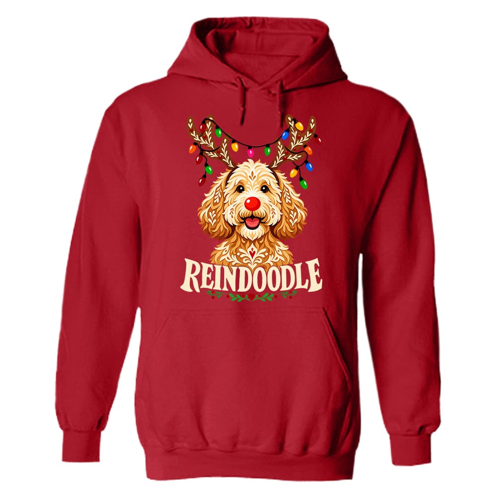 Reindoodle Hoodie Red