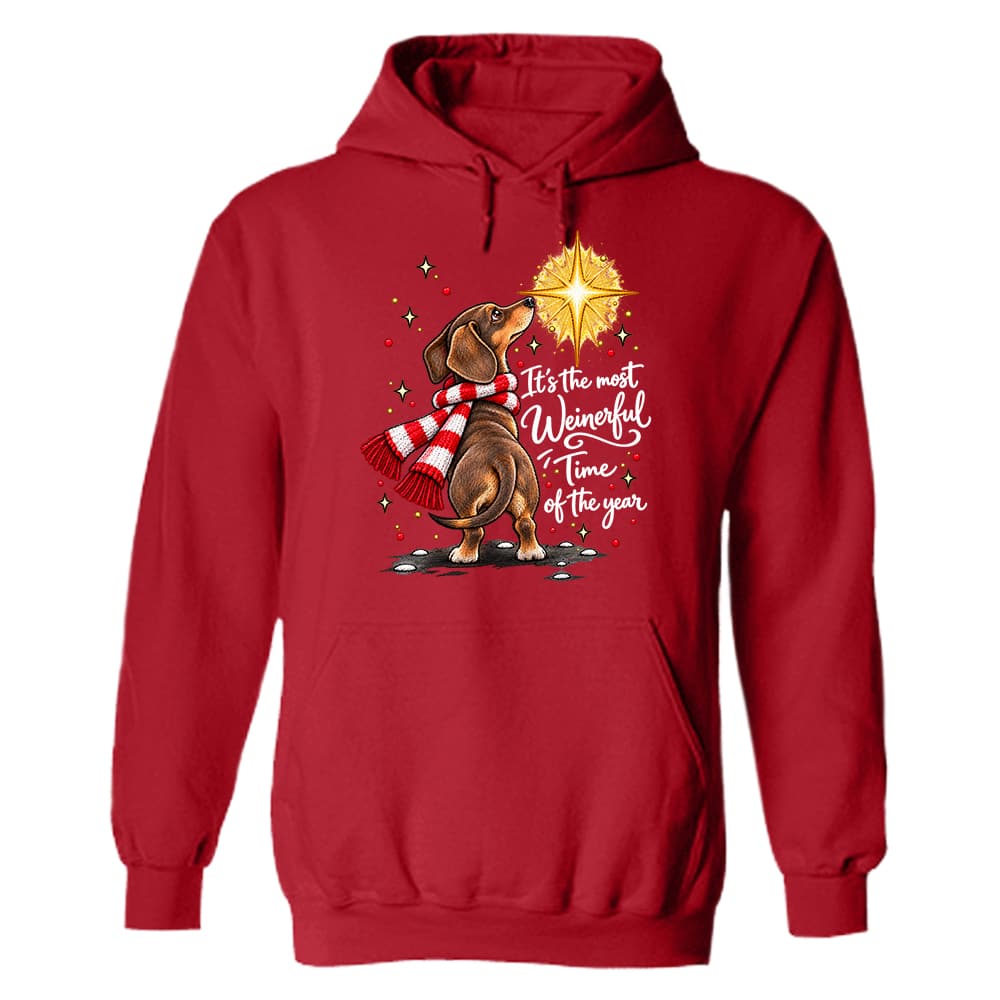 It’s The Most Weinerful Time Of The Year Hoodie Red
