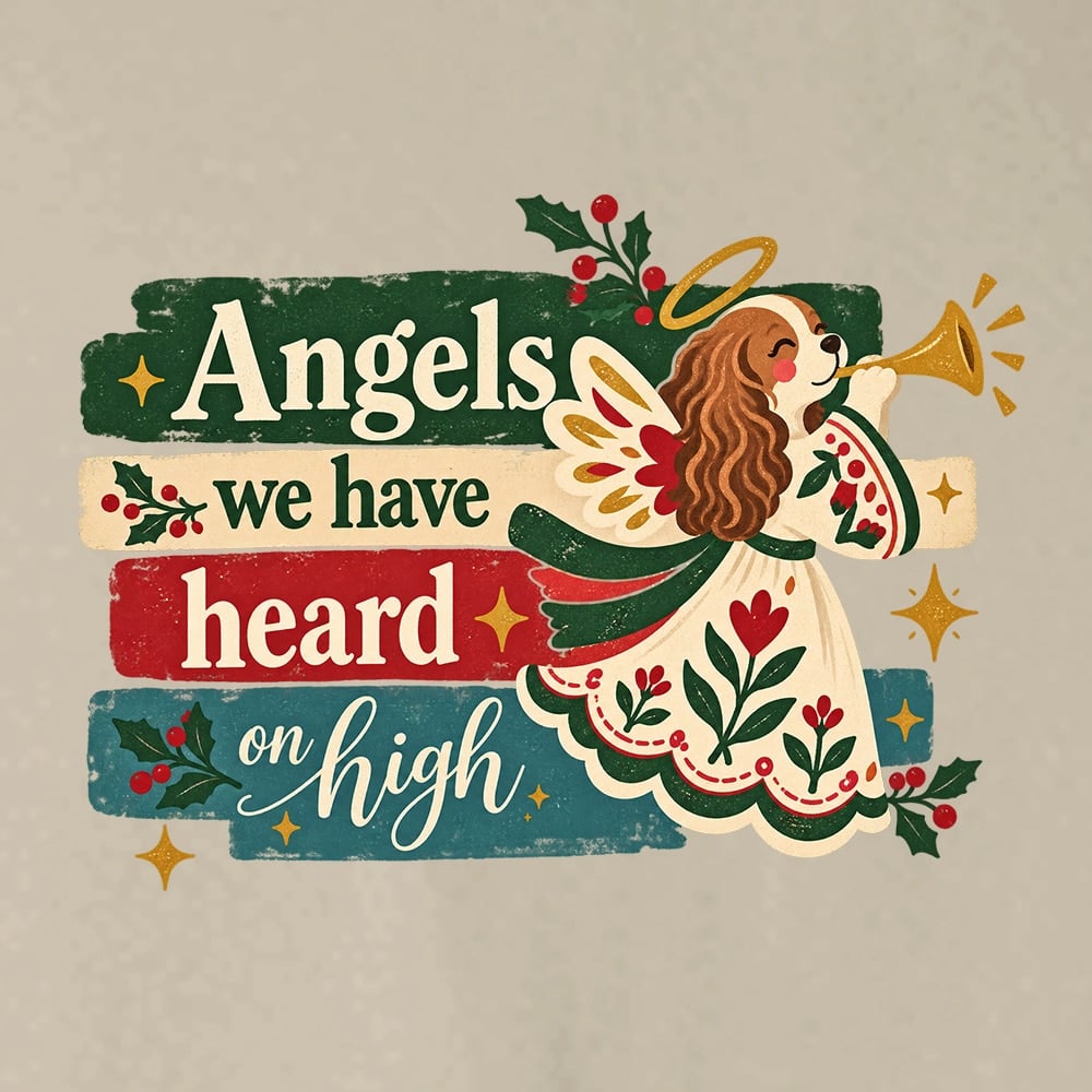 Angels We Have Heard On High Hoodie Sand - Image 2