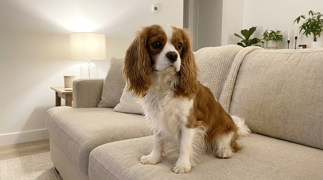 Cavalier King Charles Spaniel, one of the best dog breeds for cat owners