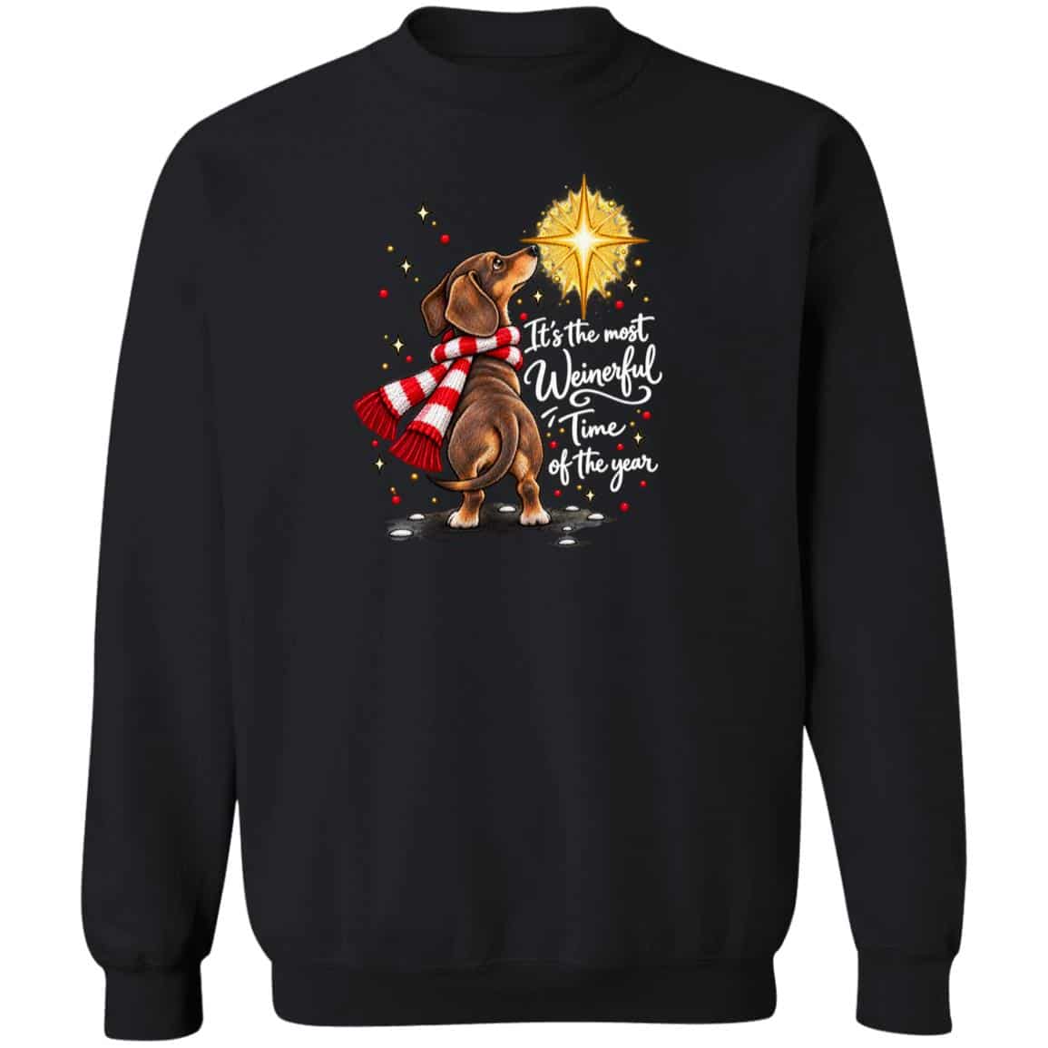 It’s The Most Weinerful Time Of The Year Sweatshirt Black
